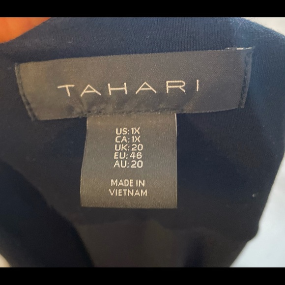 Tahari Faux Wrap Dress - 1X - Picture 8 of 8